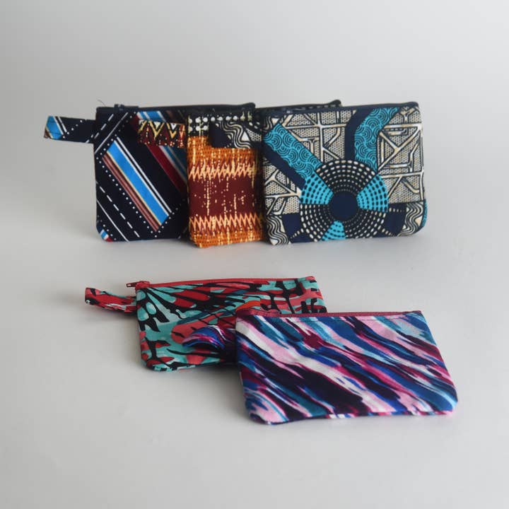 Project Have Hope - Wholesale Pouch - Women's - African Textiles Zipper Pouch Set of 52