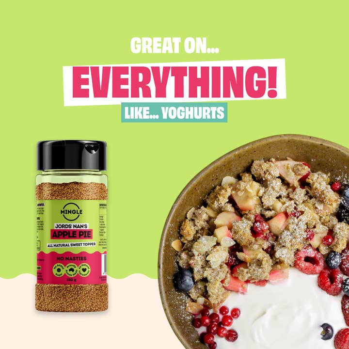 Mingle Seasoning - Wholesale Dried spice mix - *NEW* JORDS' NAN'S APPLE PIE SWEET TOPPER2