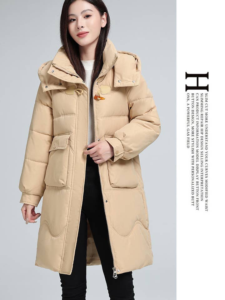 Marayn - Wholesale Puffer Jacket - Women's - 2025 Winter Korean Style Padded Long Coat25