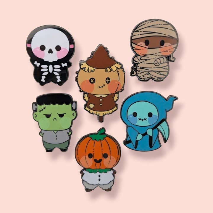 Colección Spooky Gang - Pin de esmalte para venta al por mayor de Sugar Cubed Studios