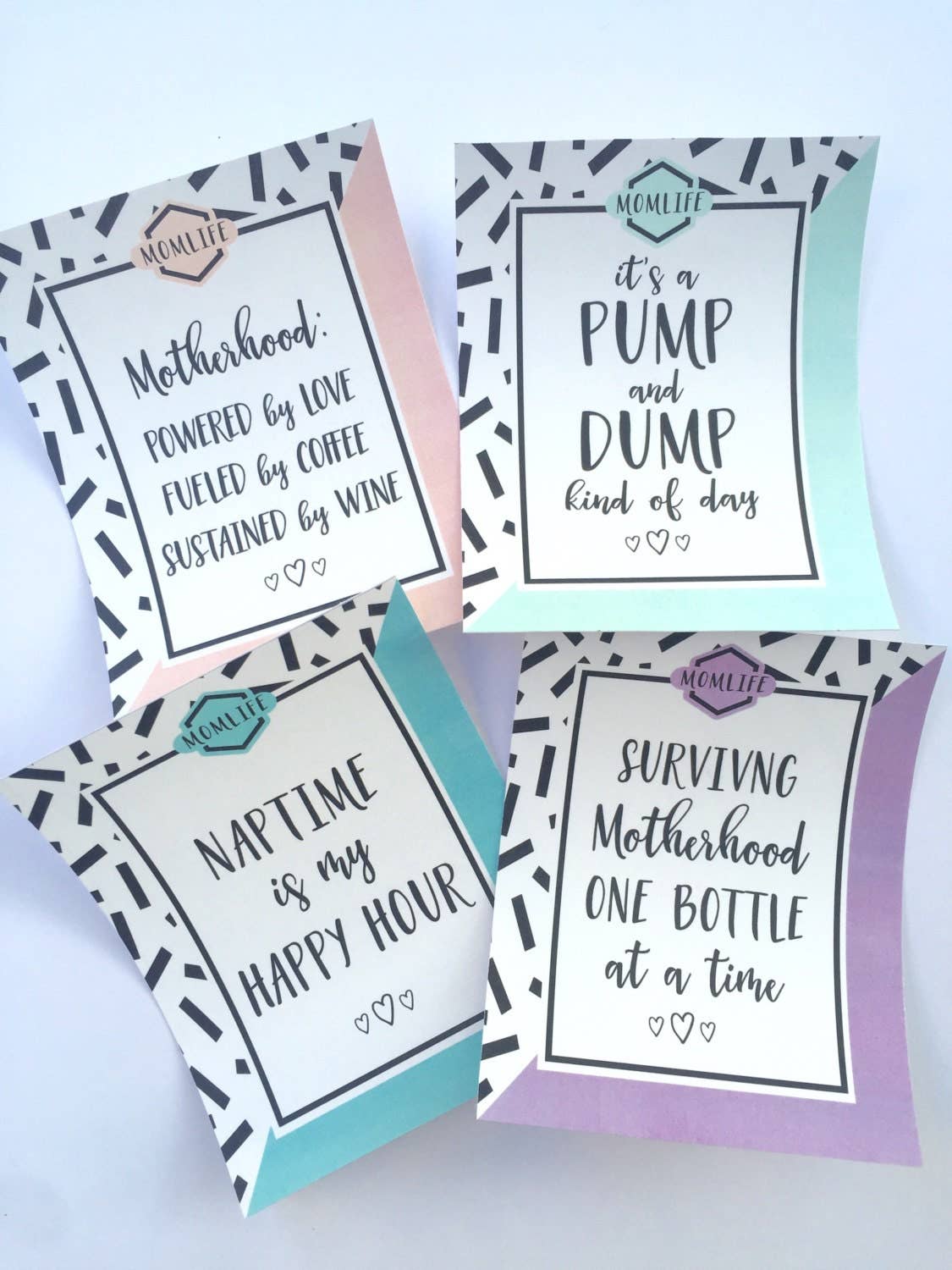 Paprika Paperie - Wholesale Gift Tag Label - New Mom Wine Labels Mommy Milestone Gift for New Mom Baby Shower Wine Labels New Mom Survival Kit First Time Mom Gift Printed Wine Labels2