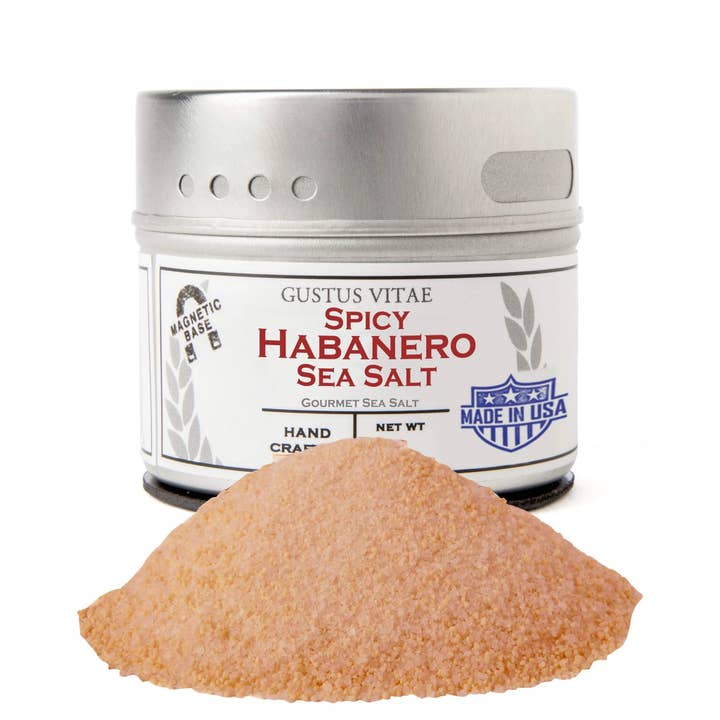 Spicy Habanero Sea Salt for wholesale by Gustus Vitae