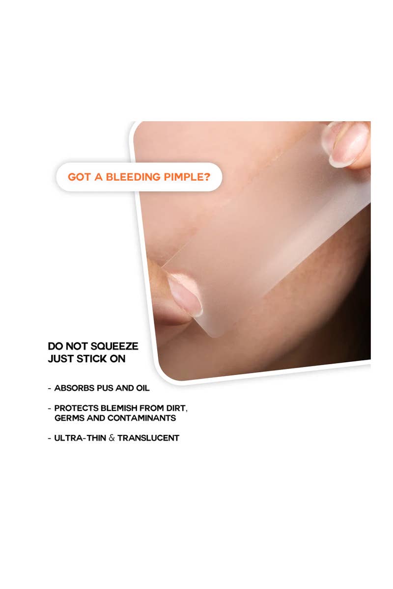 PINEAPPLE Beauty - Wholesale Acne/Hydrocolloid Patch - Epielle 0646-144 Acne Clear XL Patch - 12pc9