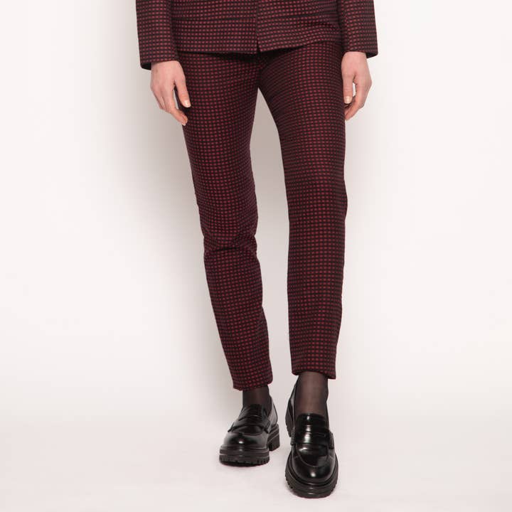 Pantalon Slim Burgundy pour la vente par NUYHENN