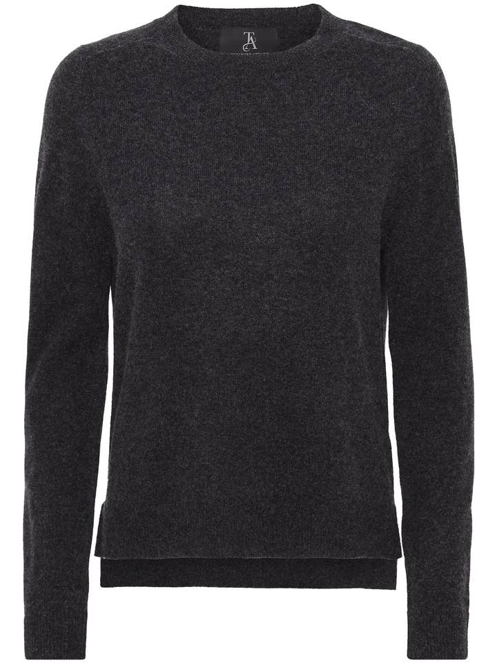 Mariluz Jumper - Dark Grey for wholesale by Treasure Atelier Copenhagen