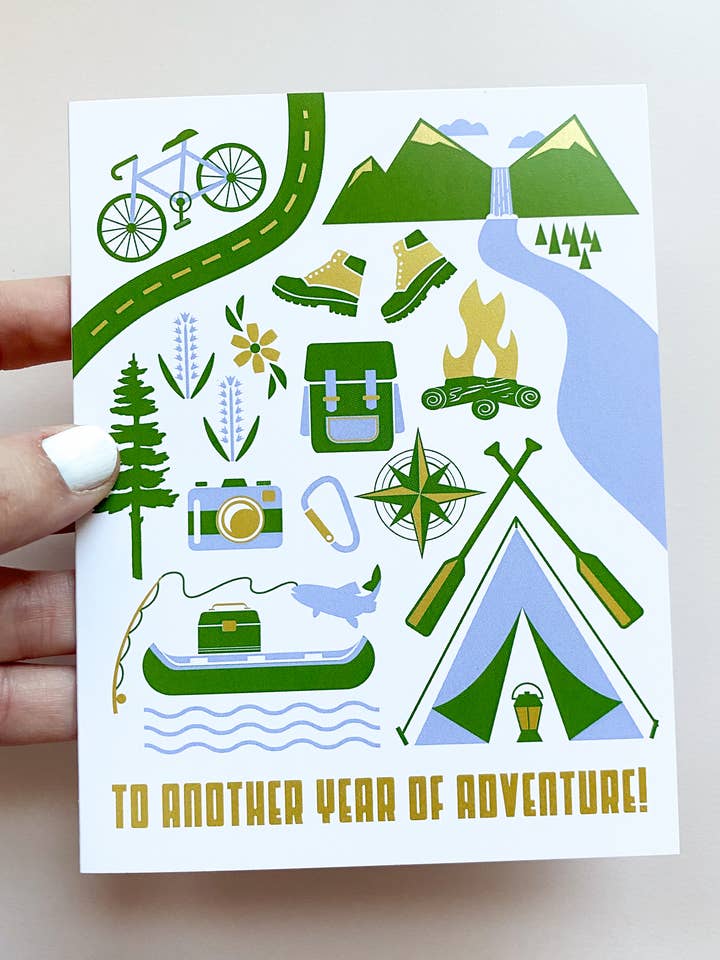 Flere Eventyr guldbelagt A2 Hilsen Kort for engroshandel hos Bottlebrush Graphics