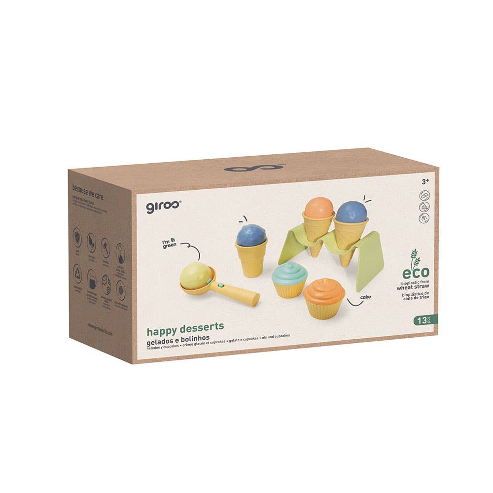 AJ Aguiar - Wholesale Toy Set - Kids - Set of Ice Creams and Cookies 13 Pcs Bio Plastic Cute1