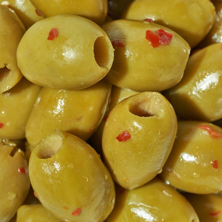 Freestyle Snacks - Wholesale Olives - Green Olives - Hot & Spicy (6 pack)