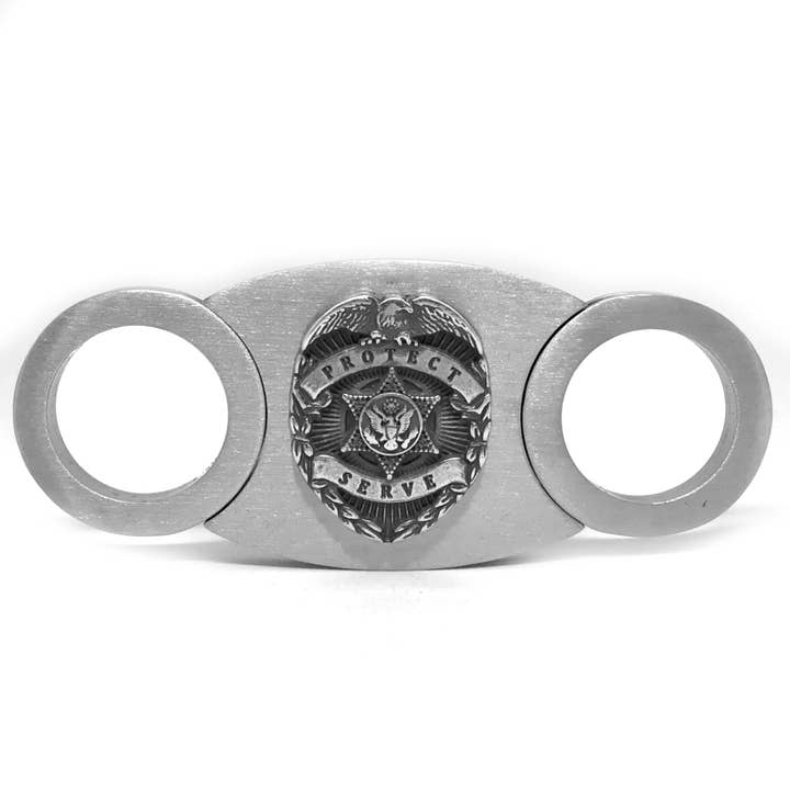 Law Enforcement Cigar Cutter - Silver for wholesale by Cigar Cutters by Jim