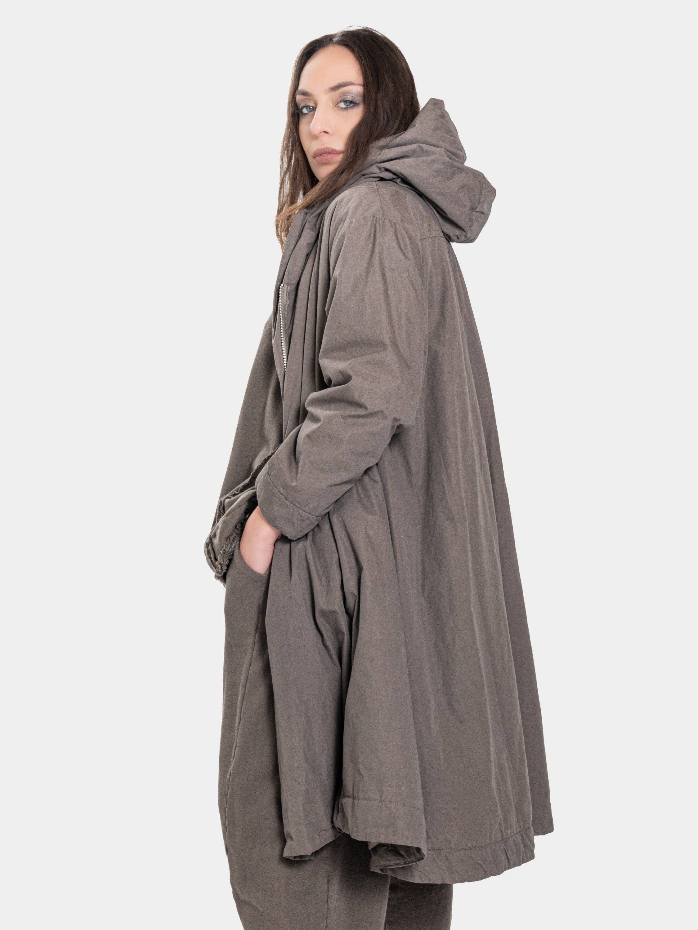 Baci & Amici Fashion - US Continental - Wholesale Coat - Women's - Zip Up Hooded Swing Coat22