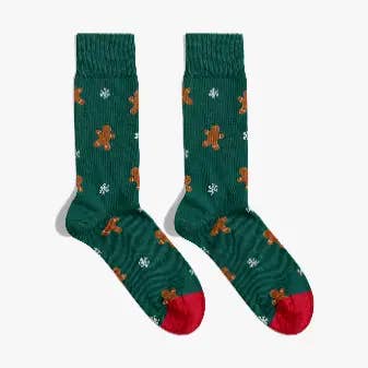 Seamless Organic Cotton Christmas Socks for wholesale by Billy Brown
