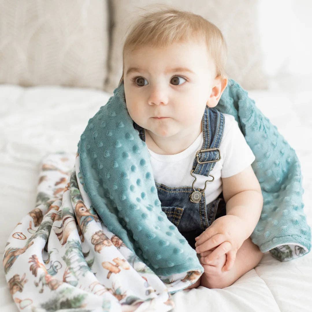 Honey Lemonade- Minky Baby Blankets and Gifts - Wholesale Bedding Blanket - Kids & Baby - Baby & Toddler Minky Blanket - Let's Go Camping2