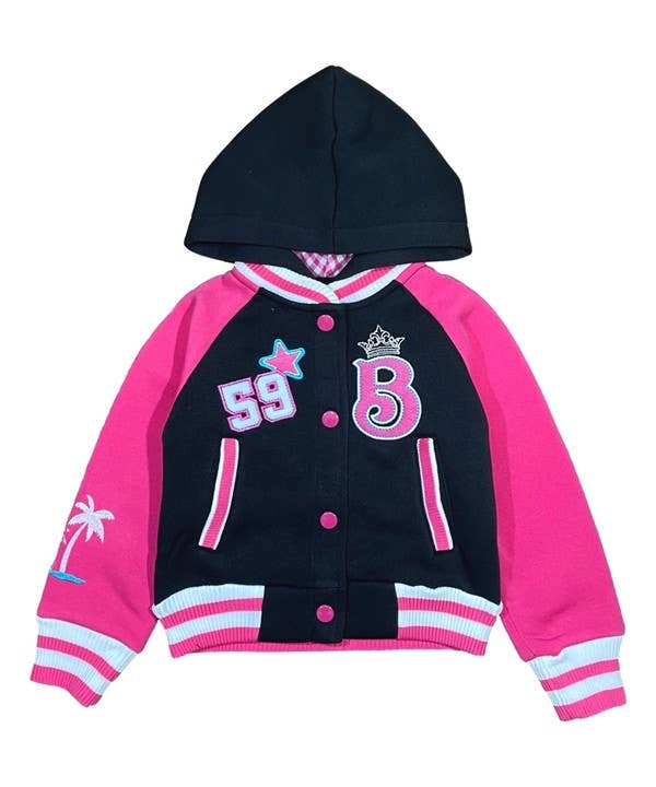 Unik - Wholesale Varsity/Baseball Jacket - Women's - Barbie Varsity Jacket 2-4