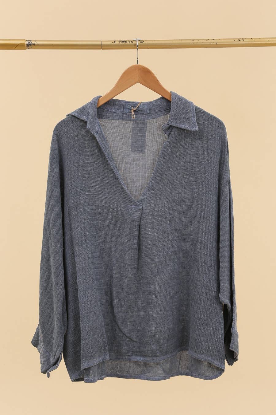 LÉA & LUC - Wholesale Tunic - Women's - Blouse in 50% linen 50% cotton REF. 100705