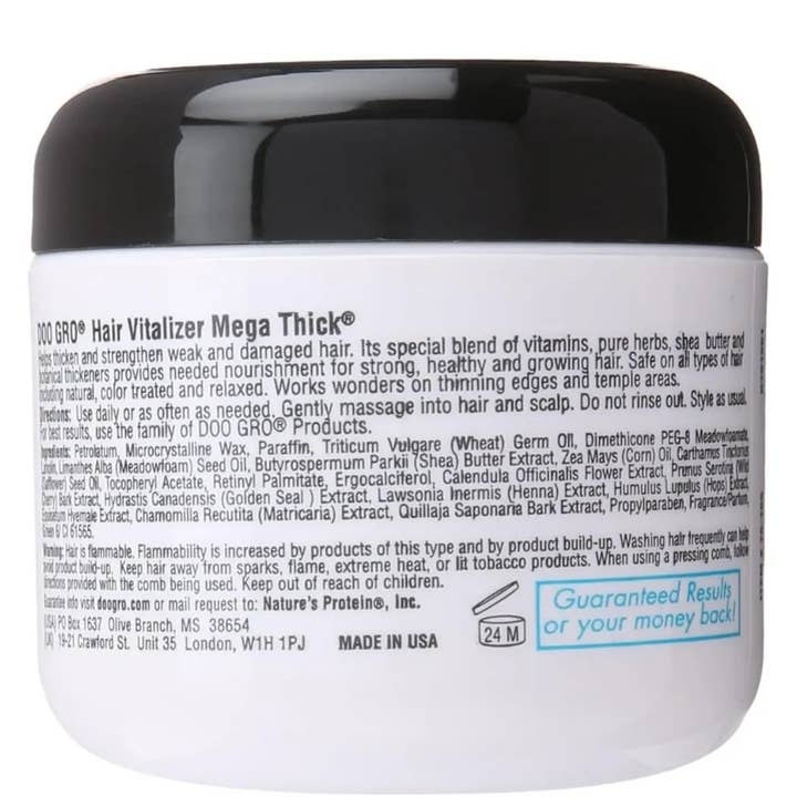 Hair Konection Corporation - Wholesale Hair Texture Balm/Paste/Pomade - DOO GRO Mega Thick Hair Vitalizer (4oz)1