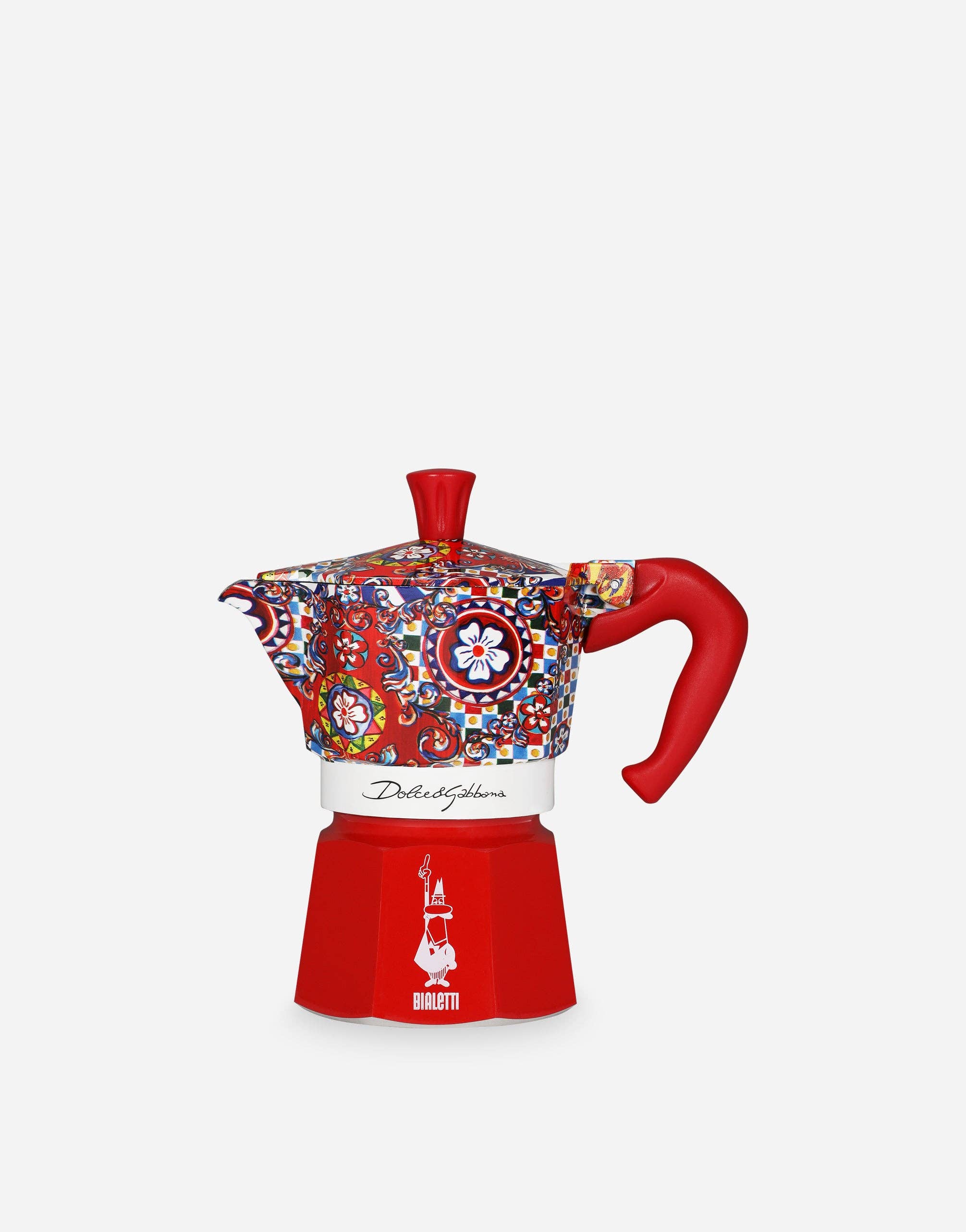 Red Bialetti X Dolce&Gabbana Sicilian Cart Moka Express for wholesale on Faire8