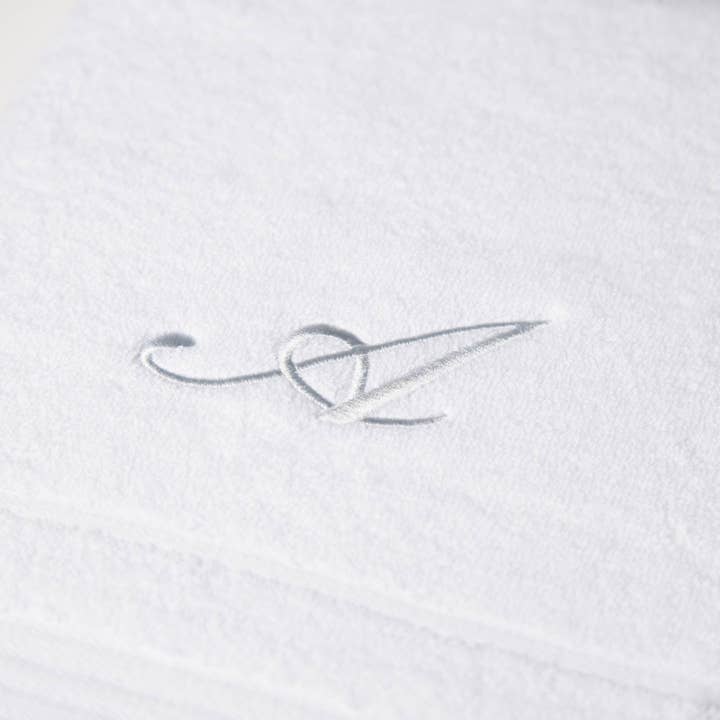 Serviette avec Invité en Coton Brodé Caleffi Uni pour la vente par caleffi spa