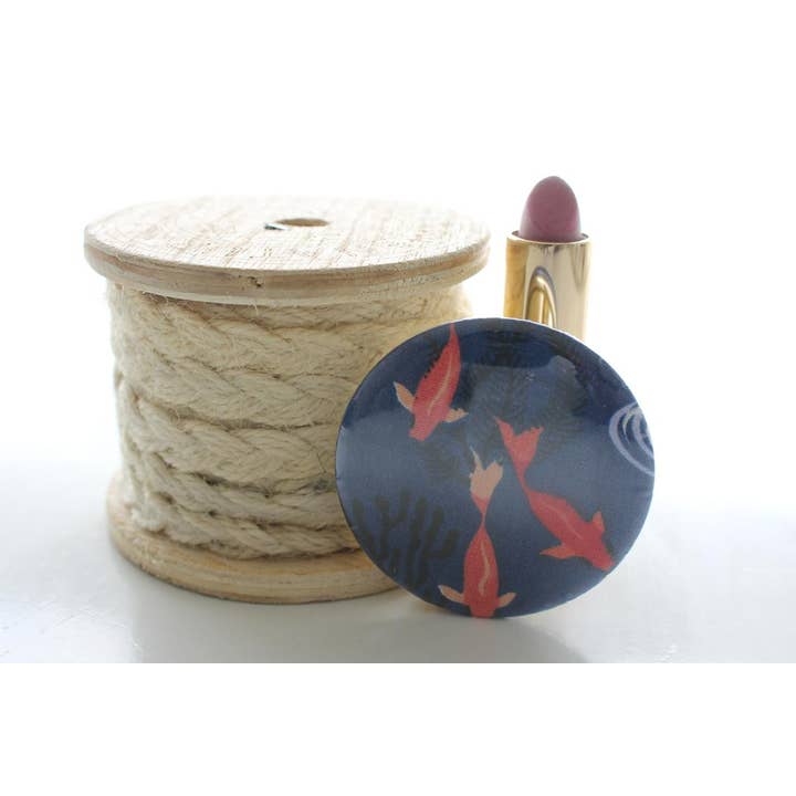 Sabrina Trefle - Wholesale Compact Mirror - Bella aquarium pocket mirror