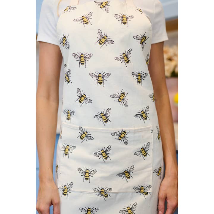SM WARDROBE - Wholesale Apron - ALL OVER BUMBLE BEE PRINT APRON10