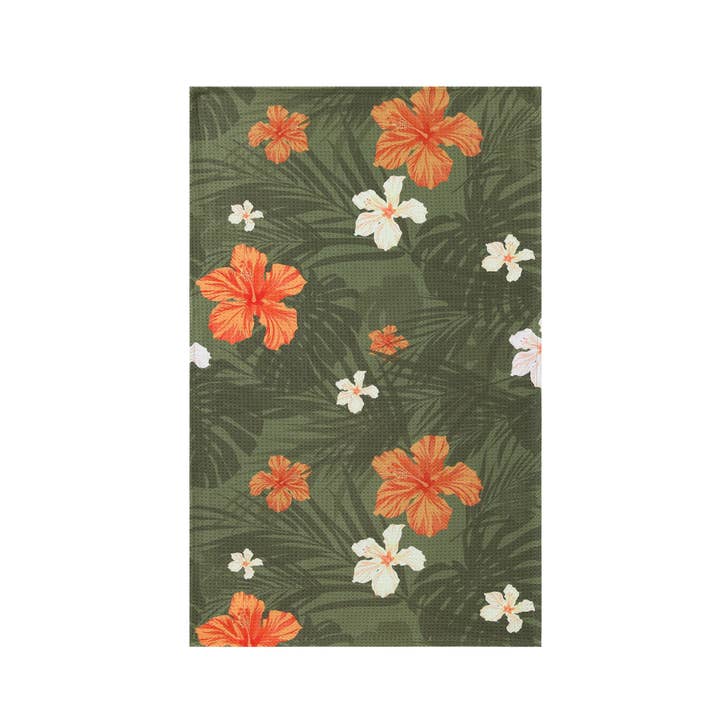 RHB HAWAII – wholesale Tea towel – Hibiscus Bloom Tea Towel1