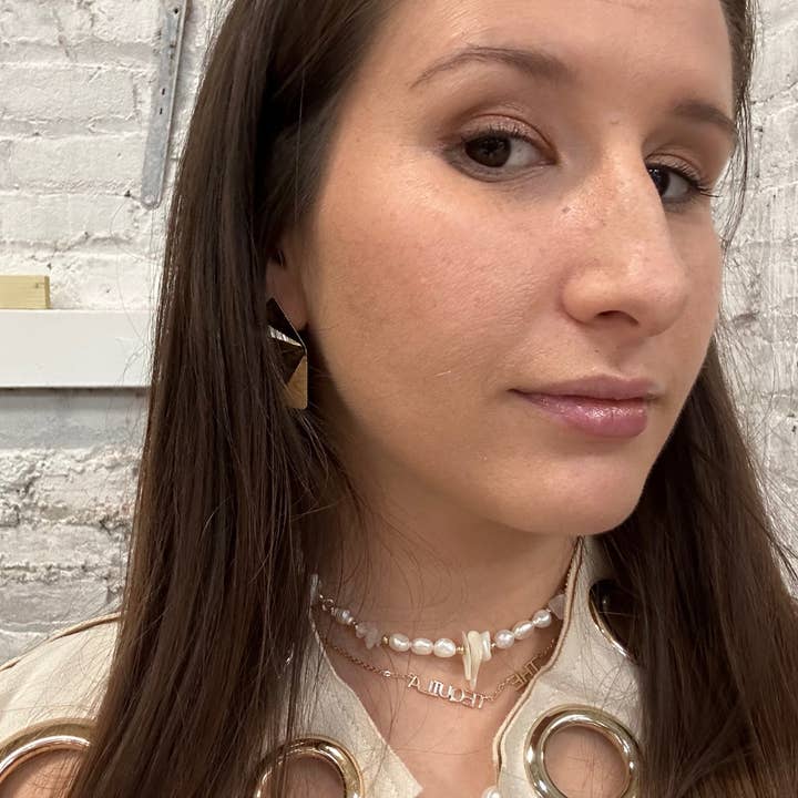 Camilla Limón - Wholesale Beaded/Pearl Necklace - Gemstone Fresh Water Pearl Mother of Pearl Gold Necklace18