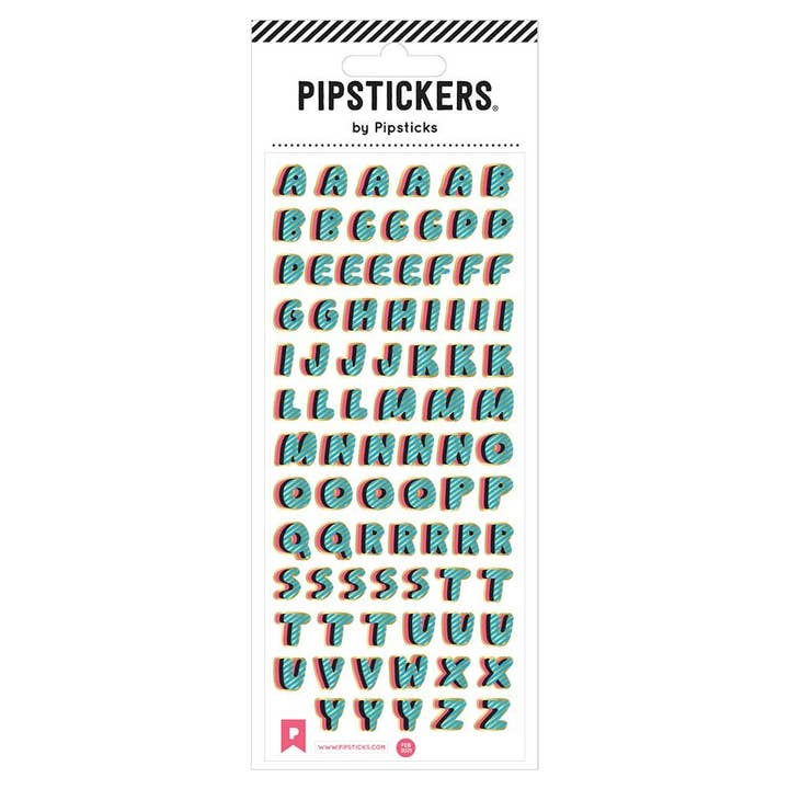 Golden Stripes Alphabet for wholesale by Pipsticks
