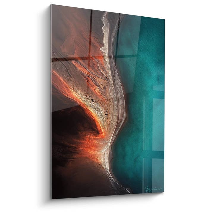 Tabela Encontro dos Elementos - Edição Vista Aérea Abstrata por atacado de Walensky