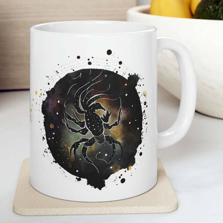 Skorpion-Zodiak-Tasse für den Großhandel von Celestia Libra Creative