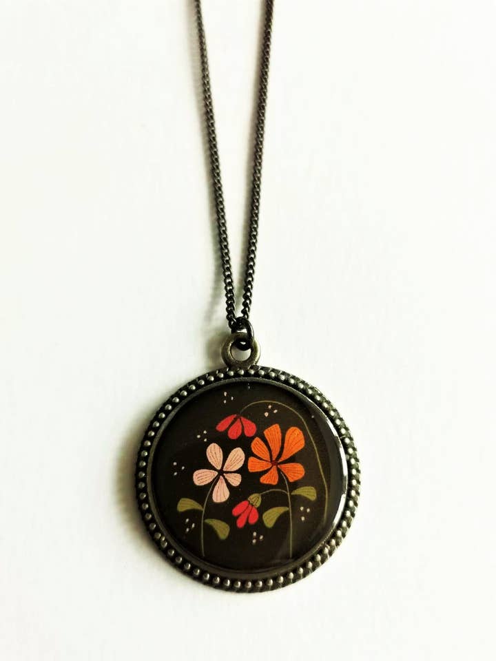 Bunch retro tower necklace for wholesale by Lilipoetry