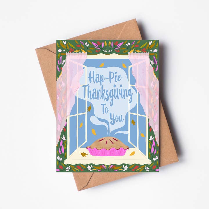 Hap-Pie Thanksgiving A2 lykønskningskort for engroshandel hos DorothyDear