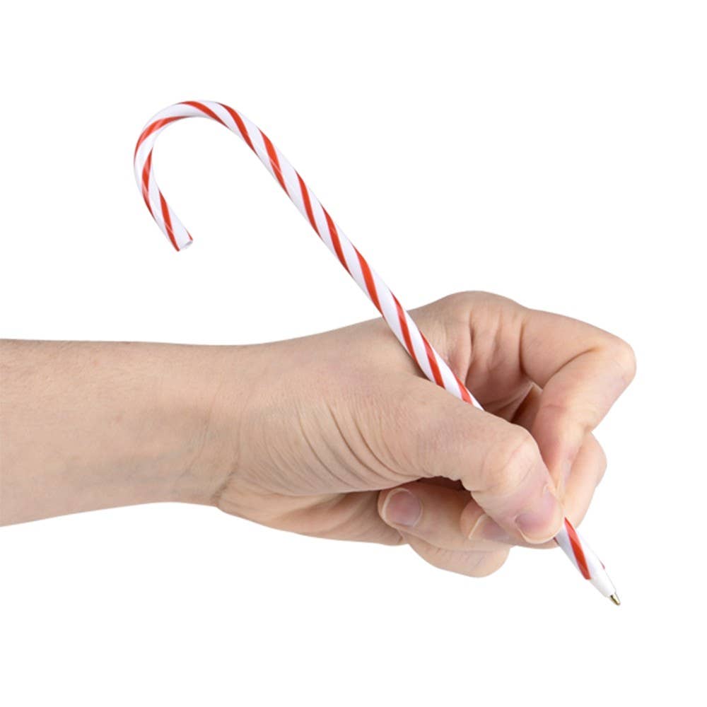 The Toy Network - Wholesale Pen - CANDY CANE PEN 6.5"        24/DISP2
