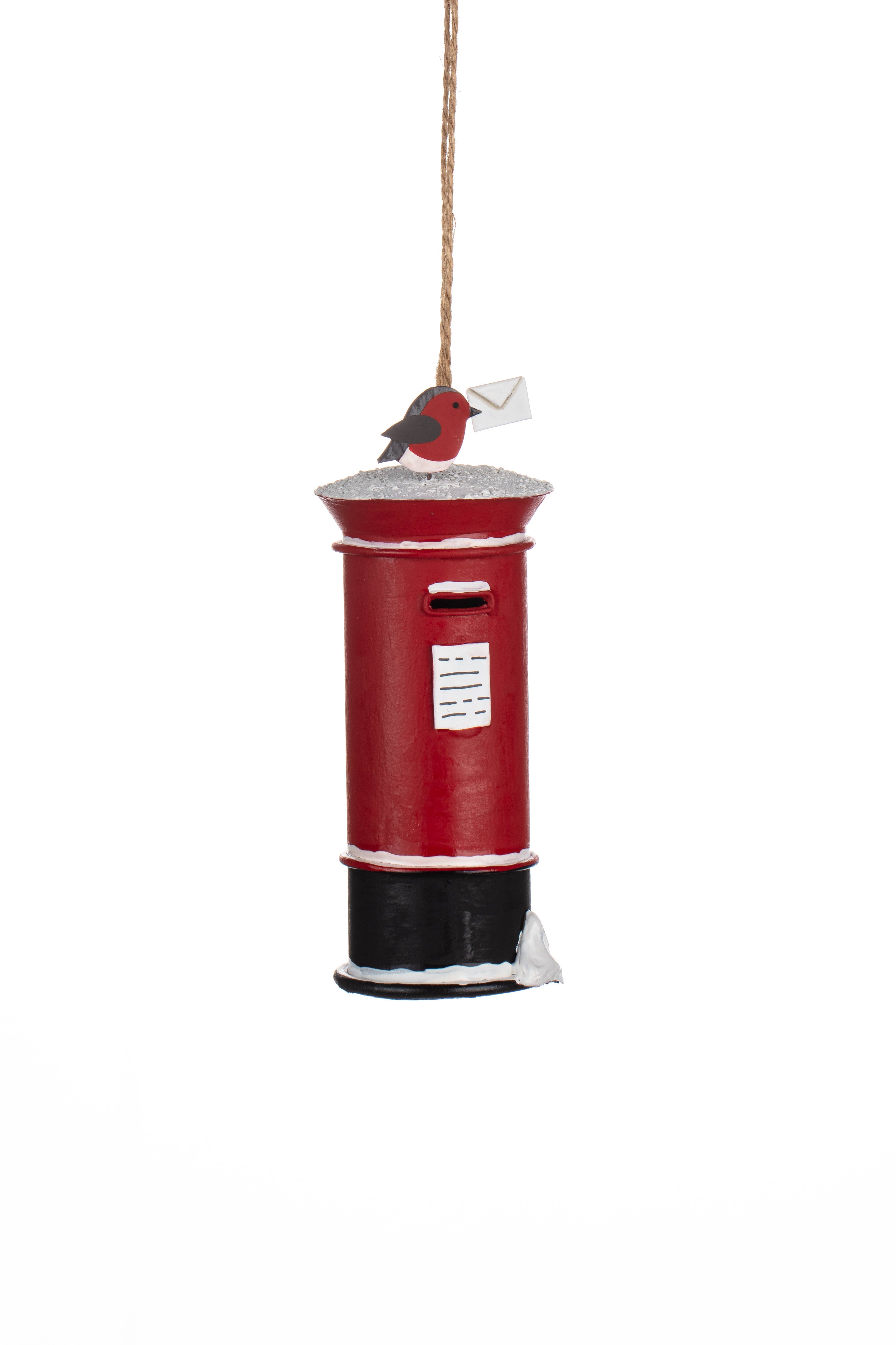 Shoeless Joe Ltd - Wholesale Ornament - Post Box Robin Lg.0