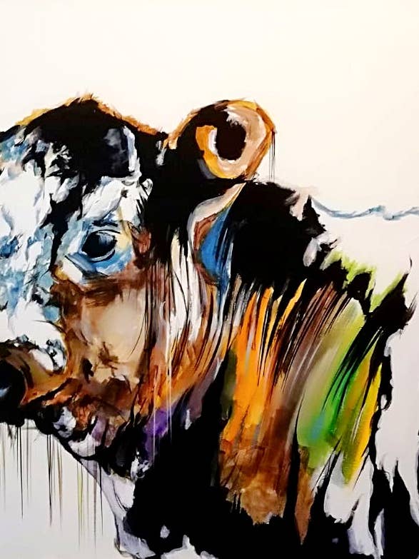 VACHE 1 pour la vente par Curated Art