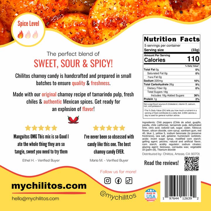 Chilitos - Venta al por mayor Gominolas - Caramelos picantes de manguitos y chamoy3