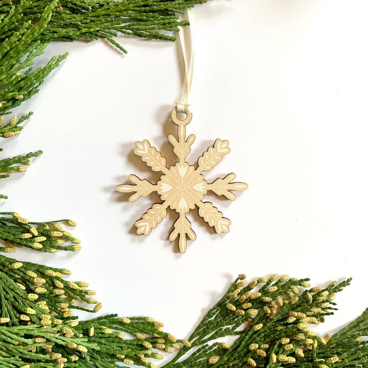 Snowflake Ornament for wholesale by Anna Montagne Studio
