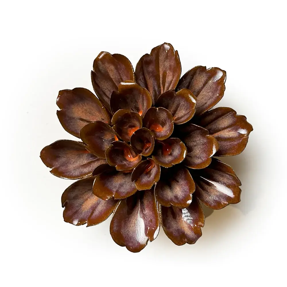 Chive UK – Arte de parede dimensional/3D por atacado – Flores de cerâmica japonesa com furo para pendurar na parede1