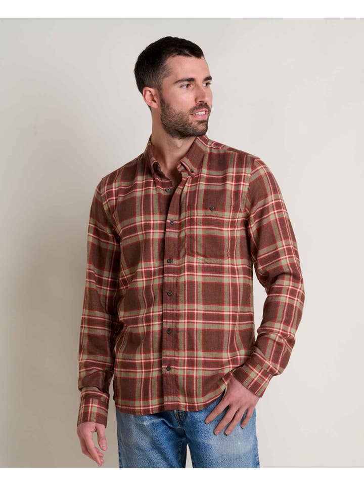 Toad&Co - Wholesale Button Down Shirt - Men's - Airsmyth Long Sleeve Shirt F25
13