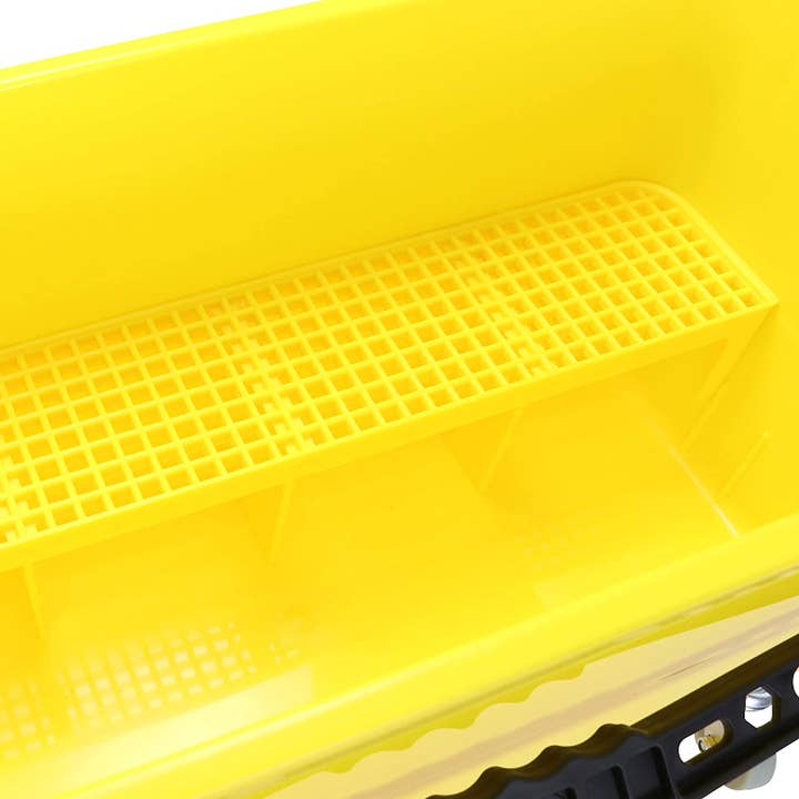 Arkwright Home - Wholesale Mop - Flat Mop Bucket - 6 Gallons with Ergonomic Handle - Yellow4