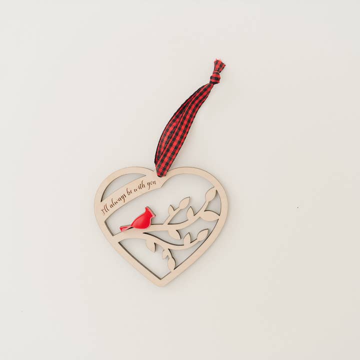 Woodlander Workshop – Großhandel Verzierung – Kardinal-Herz-Dekoration für Weihnachten3
