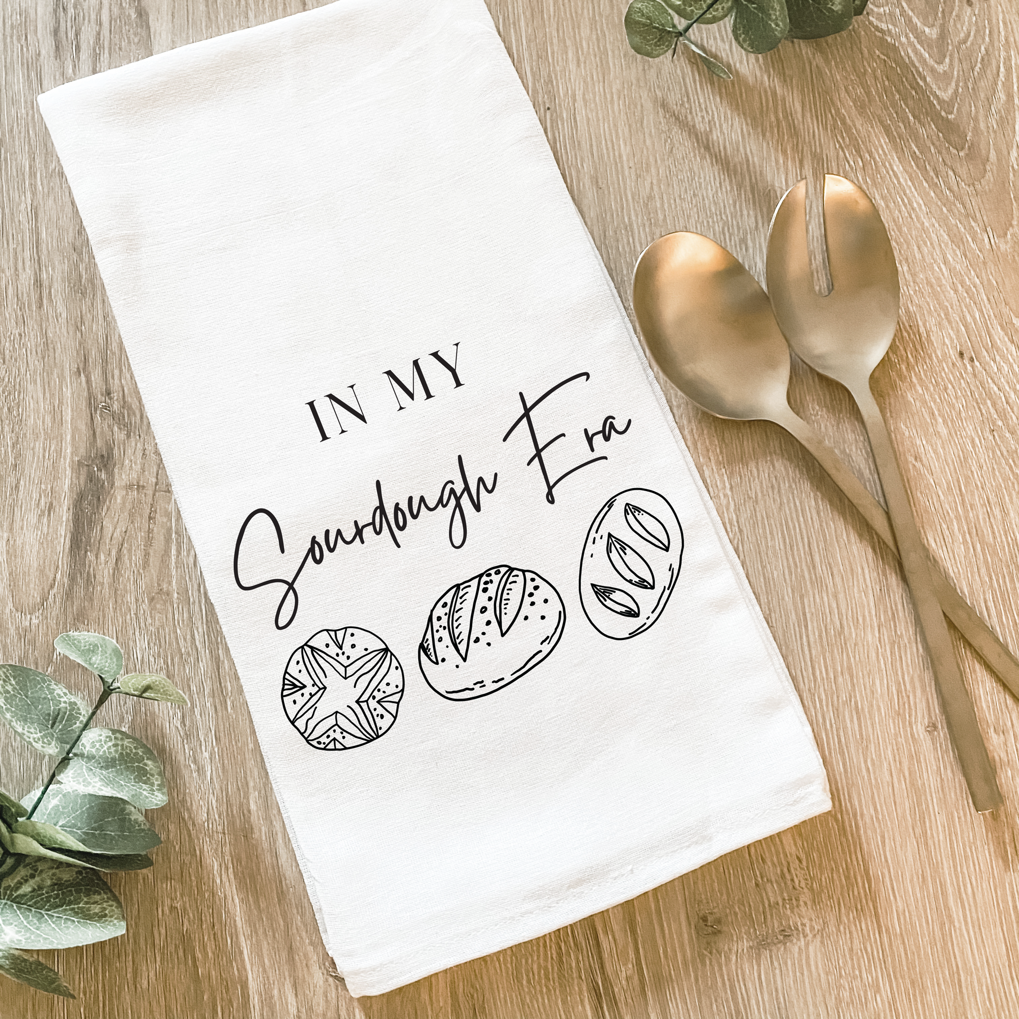 Lissi Designs - Wholesale Tea Towel - In My Sourdough Era - Cotton Tea Towel1