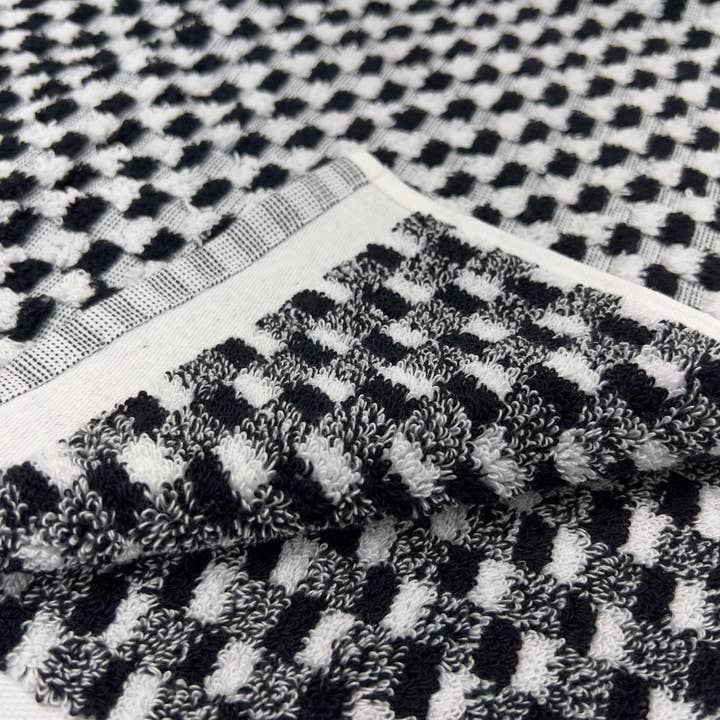 The Loomia - Wholesale Bath Towel - Ruth Dots Turkish Bath Towel With Finished Edge3