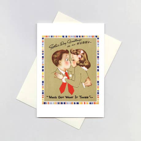 Kissing Couple - Fars dag-kort for engroshandel hos Laughing Elephant