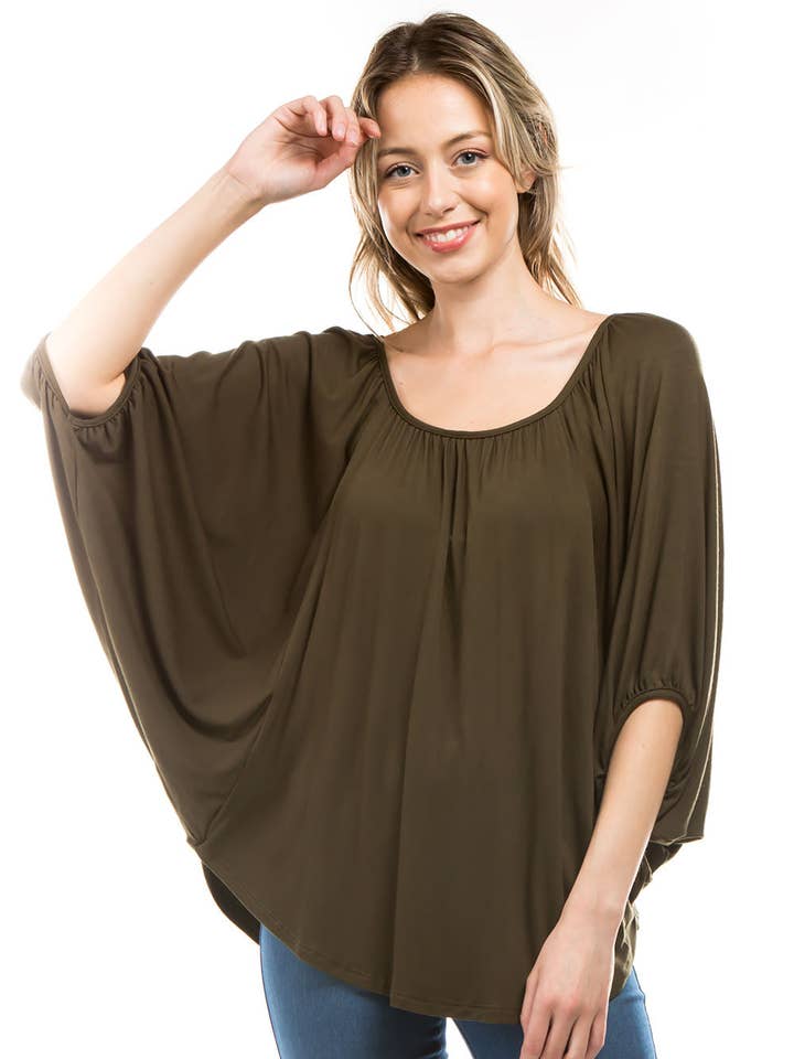 JAMES TOP (OLIVE)- JT7150 for wholesale by VAVA by Joy Han