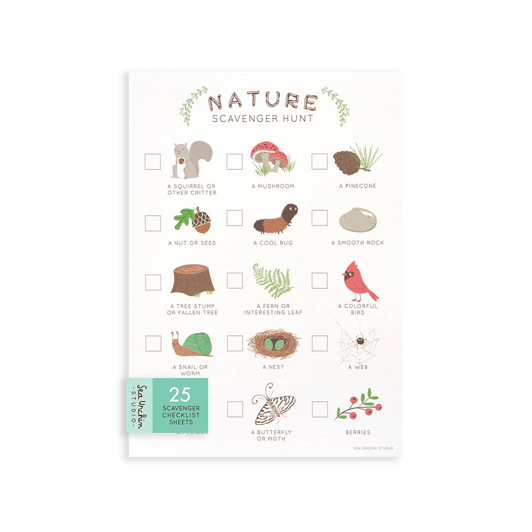 Sea Urchin Studio - Wholesale Coloring & Activity Book - Kids & Baby - Nature Scavenger Hunt Game