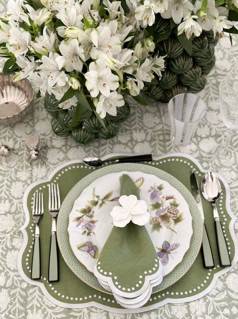 Don Lino - Wholesale Placemat - Green dots placemat5