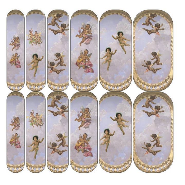 Svart Cherub Dekaler för wholesale av DIPPY COW NAILS