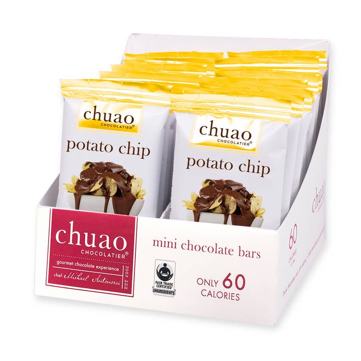 Chuao Chocolatier - Wholesale Chocolate Bar - Potato Chip - Caddie Mini Bar0