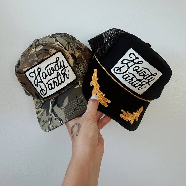 Wilder Made - Wholesale Trucker Hat - Unisex - Howdy Darlin' Patch Trucker Hat