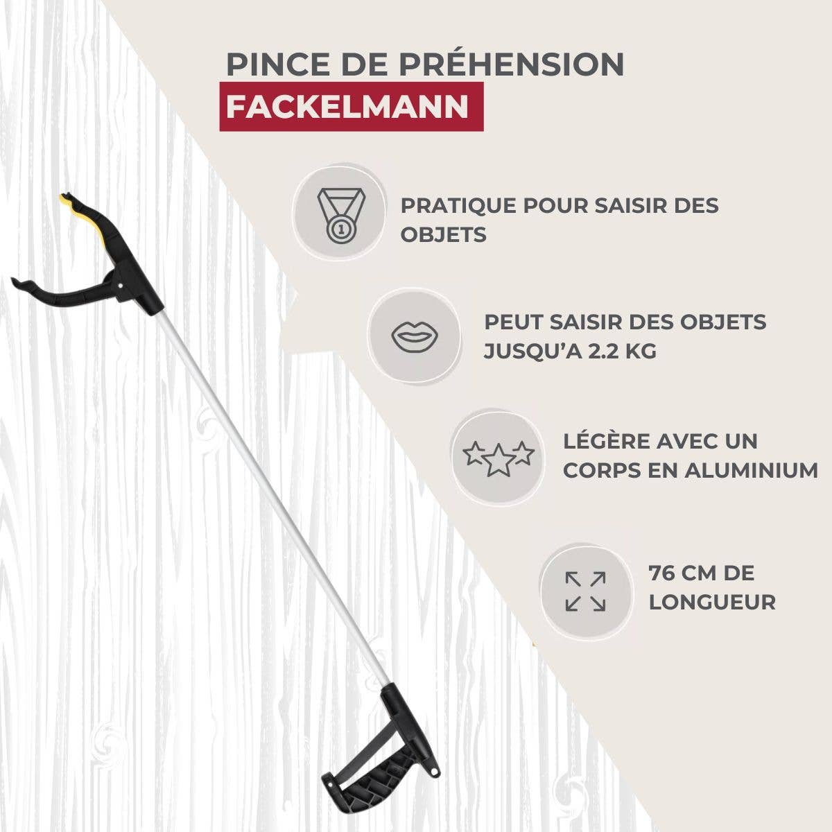 Zenker - Wholesale Kitchen Tool/Gadget - Fackelmann black aluminium gripper1