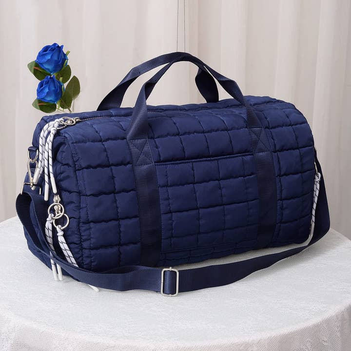 MiMi Wholesale - Wholesale Weekender Bag - Women's - QP774 Quilted Puffer Weekender/Duffel Bag27